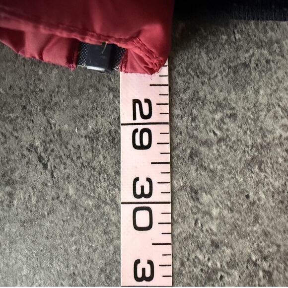 Tommy Hilfiger Puffer Bomber Jacket Mens Large Colorblock Spellout Logo Preppy - Picture 12 of 12